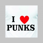 I LOVE PUNKS! dámske tričko materiál 100% bavlna značka Fruit of The Loom